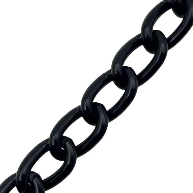 Matte Black Dog Choke Collar Slip P Chain (3XL)