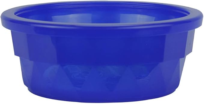 Van Ness Pets Crock Style Heavyweight Translucent Medium Bowl, 20 OZ Food/Water Dish