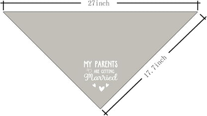 My Parents are Getting Married Dog Bandana (D110)