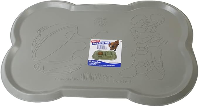 Omega Paw Pearilized Pebble Hungry Pet Bone Mat