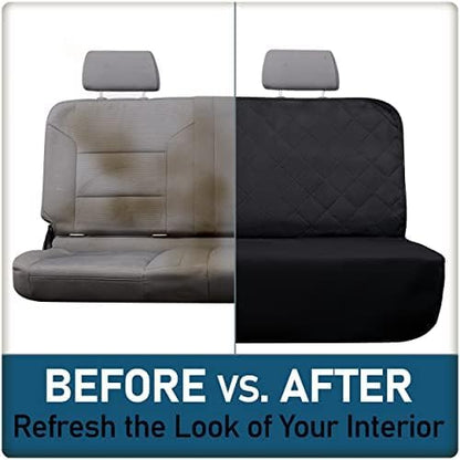 Custom Accessories Black Quilted Rear Seat Pet Protector