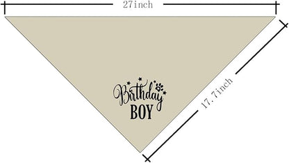 Birthday Dog Bandana 1st Birthday (A19)