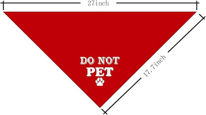 Do Not Pet Dog Bandana (D37)