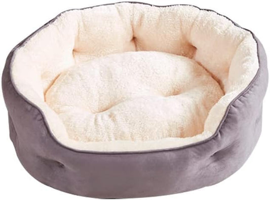 Round Cat Bed 21x19x6 Inch