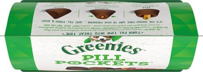 GREENIES PILL POCKETS for Dogs Capsule Size Natural Soft Dog Treats, Hickory Smoke Flavor, 15.8 oz. Pack (60 Treats)