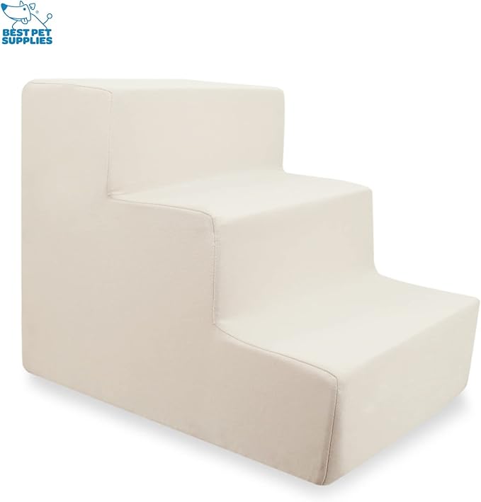 Best Pet Supplies Dog Stairs for Small Dogs & Cats 3-Step