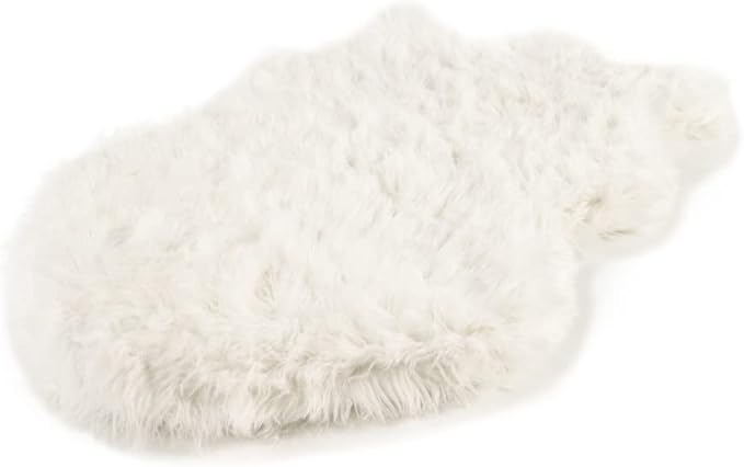 PupRug Orthopedic Dog Bed for Large Dogs with Fluffy Soft Faux Fur and Memory Foam for Joint Pain Relief