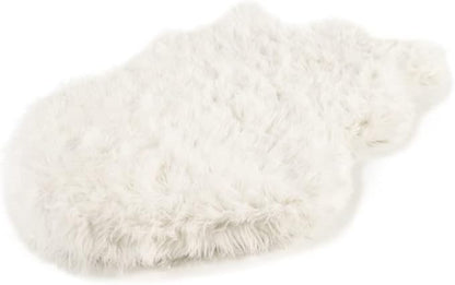 PupRug Orthopedic Dog Bed for Large Dogs with Fluffy Soft Faux Fur and Memory Foam for Joint Pain Relief