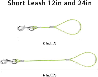 Short Dog Leash Duty-12”/24”Short Chew