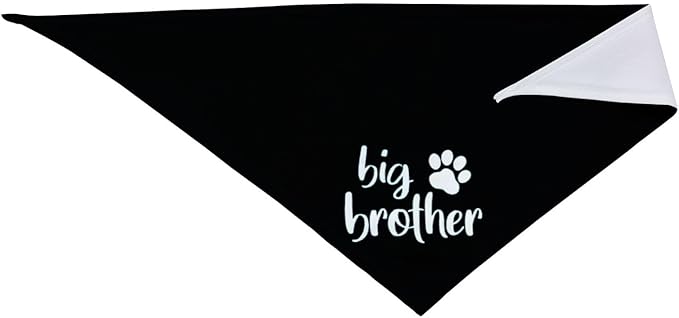 Big Brother Gender Reveal Baby Announcement Dog Bandana