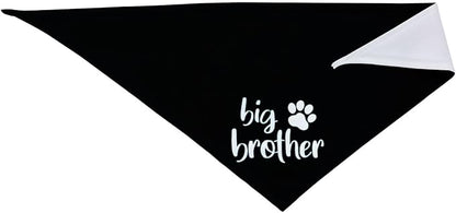 Big Brother Gender Reveal Baby Announcement Dog Bandana