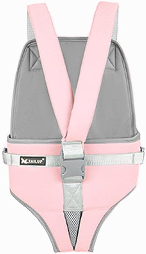 Leconpet Pet Dog Carrier Legs Out Front Backpack Adjustable Teddy Outdoor Chest Backpack for Small and Medium Dog with Fixed Buckle on The Back, More Comfortable to Carry (Large, Pink)