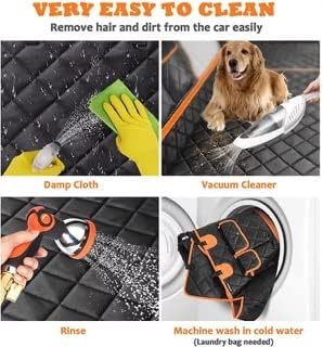 CHEWCREW 4-in-1 Dog Car Seat Cover Waterproof Pet