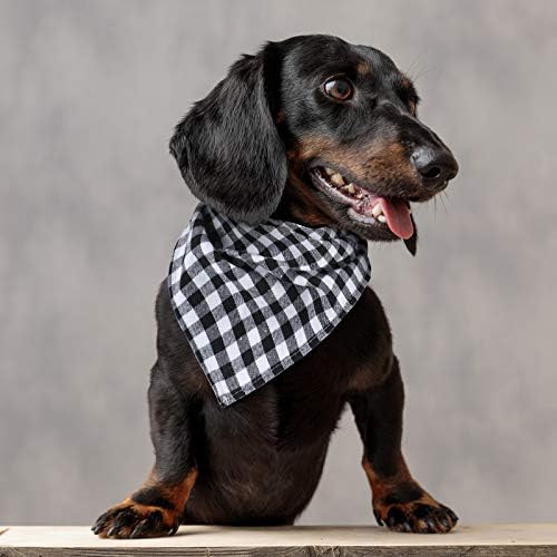 Christmas Dog Bandanas 6 Pieces Style,16.1 Inch)