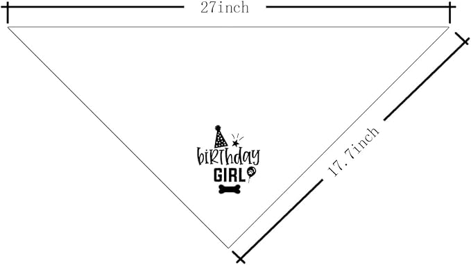 Dog Birthday Bandana (A21)