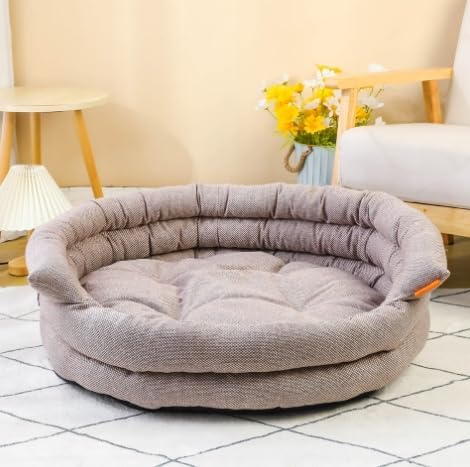 Orthopedic Dog Bed Sofa Bed for Small and Medium-Sized Dogs 19.5 * 19.5 * 7.5)