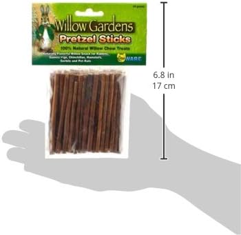 Ware Manufacturing Willow Critters Pretzel Sticks Small Pet Chew(Pack of 1)