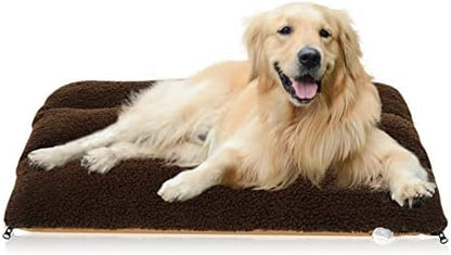 Large Dog Bed Crate Pad Luxury Plush Soft
