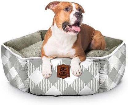 Show and Tail The Cushioned Comfy Dog Bed Soft Fleececanvas Print Fluffy Dog Bed