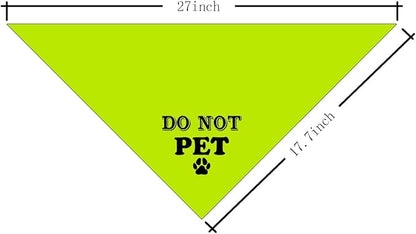 Do Not Pet Dog Bandana (D39)