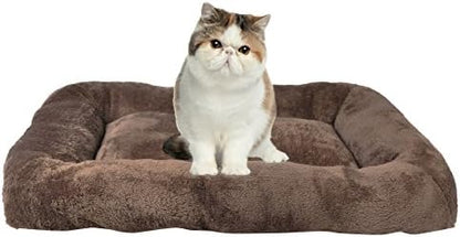 long rich HappyCare Textiles Sleeping Cloud Bolster Pet 30" by 20"