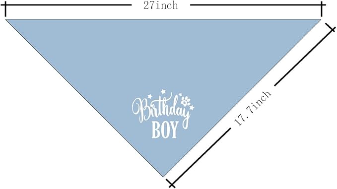 Birthday Dog Bandana 1st Birthday (A17)