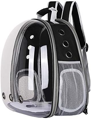 DUDUSILKLY Astronaut Cat Bag Pet Backpack/Pet Carrier Backpack Front Pack for Small Medium Cat Puppy Dog/Going Out Portable Transparent Space Capsule Pet Bag Going Out Cat Supplies Breathable Backpack