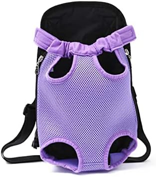 Pet Carrier Backpack, Adjustable Pet Front Cat Dog Carrier Backpack Travel Bag, Legs Out, Easy-Fit for Traveling Hiking Camping for Small Medium Dogs Cats Puppies