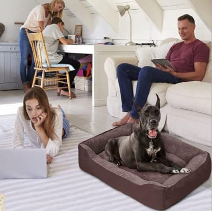 PUPPBUDD Dog Beds for Extra Large Dogs
