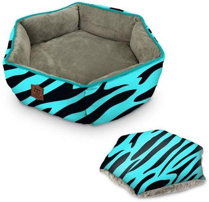 Show and Tail The Cushioned Comfy Dog Bed – Soft Fleececanvas Print Fluffy Dog Bed