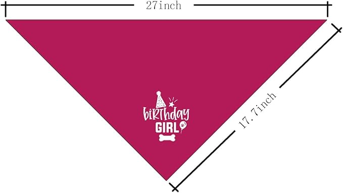 Dog Birthday Bandana (A24)