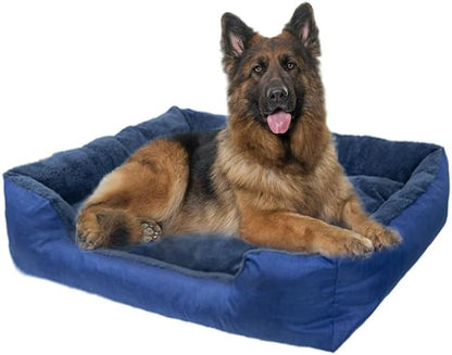 Dog Beds for Large Dogs 3 Sides,Machine