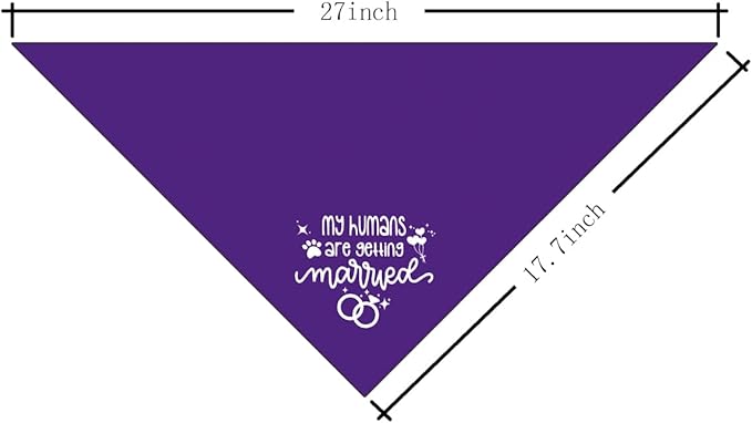 My Humans are Getting Married Dog Bandana (E45)