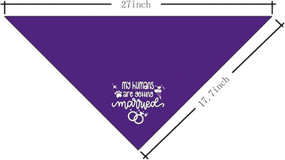 My Humans are Getting Married Dog Bandana (E45)