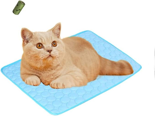 MICROCOSMOS Summer Cooling Mat & Sleeping Pad- Water Absorption Top 19" x 15")