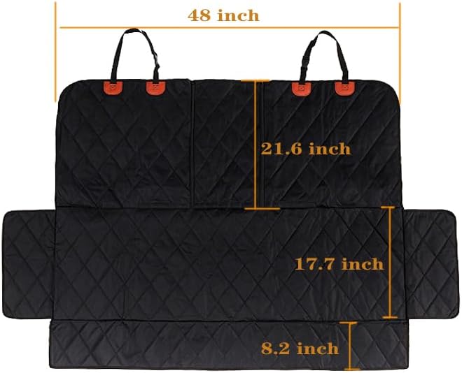 Dog Car Seat Cover for Back Seat