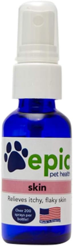 Skin - Relieves Itchy, Flaky Skin Natural Electrolyte Spray Unscented Safe for All Animals Apply Directly to Skin and Put in Food and Water Made in USA (Spray 2 Oz)