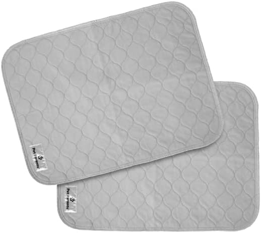 Pet Parents® Pawtect® Pads Grey Washable Pee Pads for Dogs 2pack Reusable 18"x24"