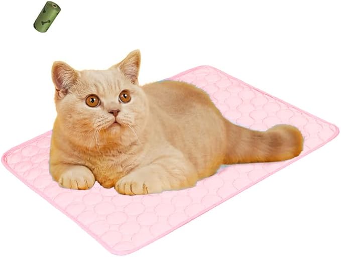 MICROCOSMOS Summer Cooling Mat & Sleeping Pad- Water Absorption Top 19" x 15")