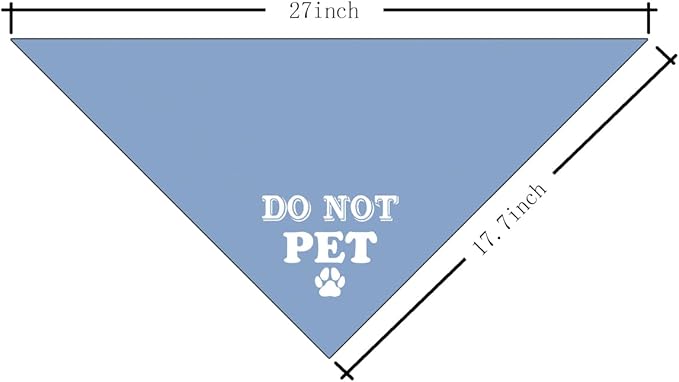 Do Not Pet Dog Bandana (E60)