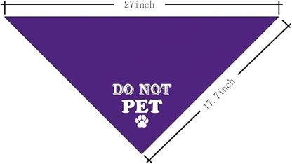 Do Not Pet Dog Bandana (E59)