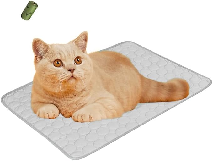 MICROCOSMOS Summer Cooling Mat & Sleeping Pad- Water Absorption Top 19" x 15")