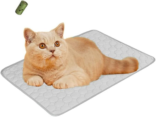 MICROCOSMOS Summer Cooling Mat & Sleeping Pad- Water Absorption Top 19" x 15")