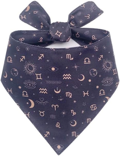 iPeti-Luxury Pet V Shaped Dog Bandanas -Premium & Silky Poly Fabric 100% Handmade