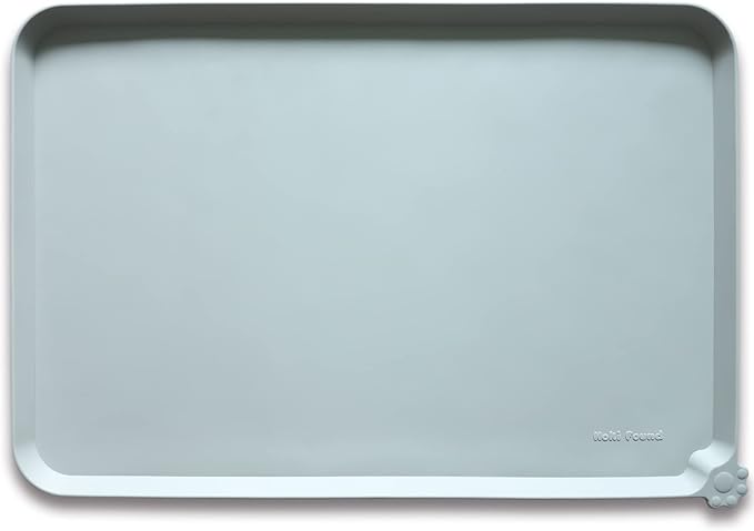 Hoki Found XX-Large Silicone Pet Food Mats Tray