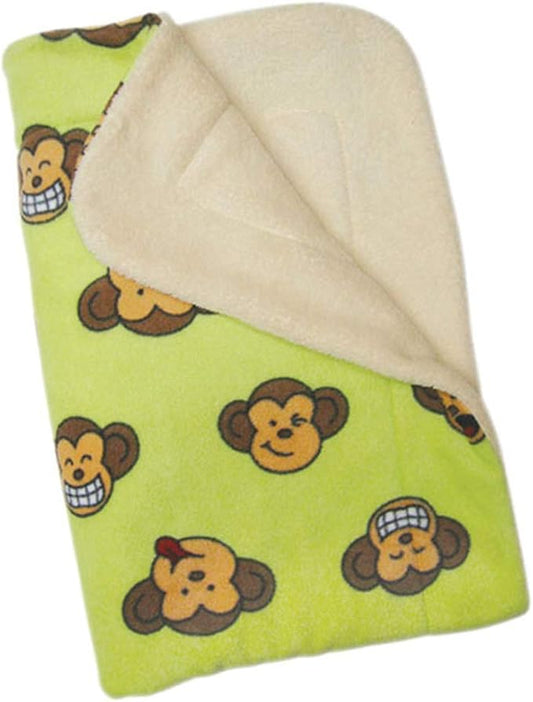 Klippo Dog/Puppy Silly Monkey Ultra-Plush Blanket ONE Size (Lime)