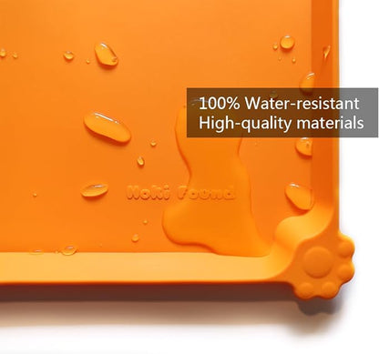 Hoki Found L Silicone Pet Food Mats Tray