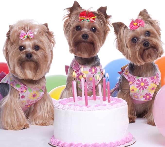 Yxiang 50PCS Small Dog Hair Bows