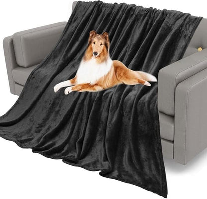 Large Dog Blanket-60 x 80" Soft Fleece Dog Blanket for Large Dog Washable