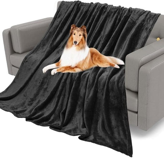 Large Dog Blanket-60 x 80" Soft Fleece Dog Blanket for Large Dog Washable